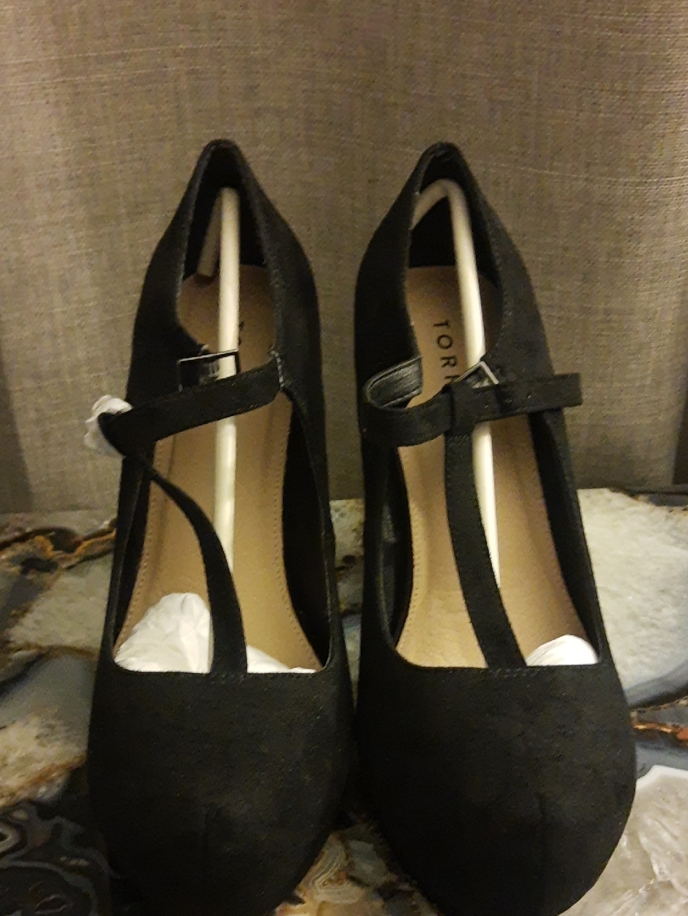 torrid Black T-Strap Platform Pumps